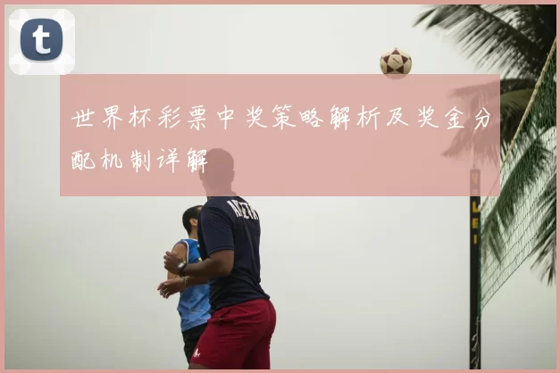 世界杯彩票中奖策略解析及奖金分配机制详解