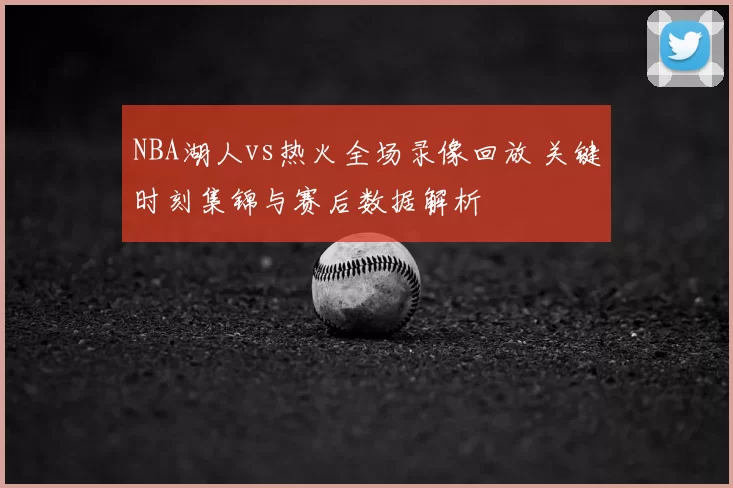 NBA湖人vs热火全场录像回放 关键时刻集锦与赛后数据解析